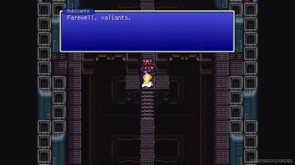 Rubicante: Farewell, valiants