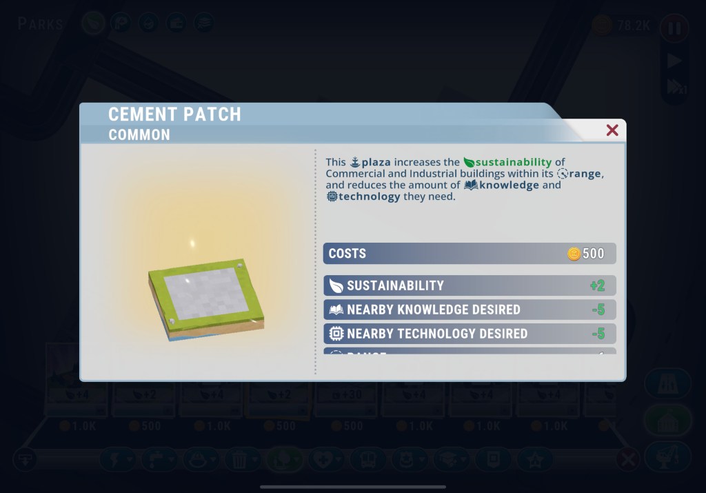 Cement patch building description - increases sustainability