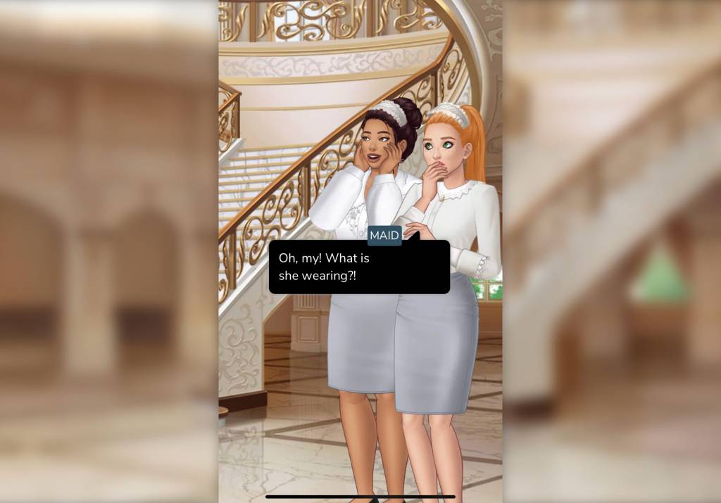 Maids: Oh my! What is she wearing?!